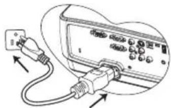 BENQ 9H.J4J77.35L - Starting up the projector - 1