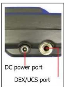 DC power port DEX/UCS port