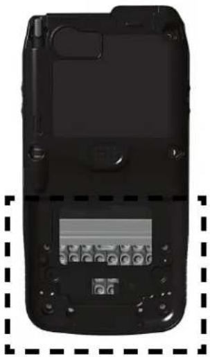 Datamax O'Neil PrintPAD CN3E - Installing the Battery Spacers - 1