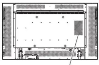 MITSUBISHI L462V-ID3250 - Ventilation requirements for enclosure mounting - 2