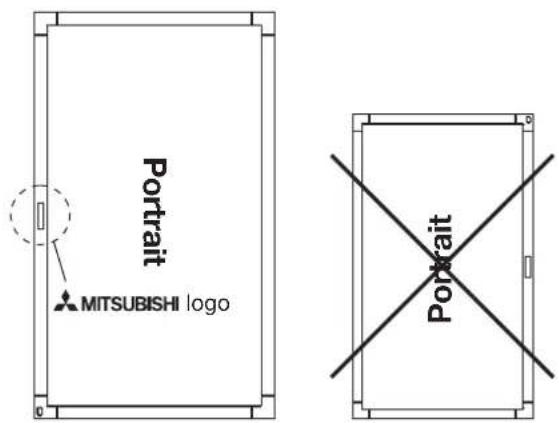 Portrait MITSUBISHI logo Portrait