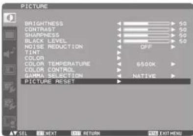 MITSUBISHI L462V-ID3250 - Basic operation of OSD - 9