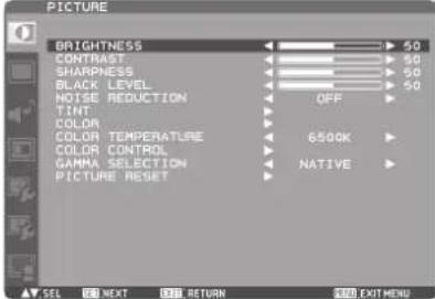 MITSUBISHI L462V-ID3250 - Basic operation of OSD - 6