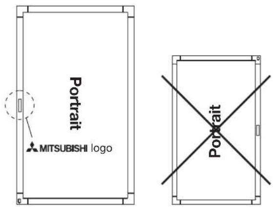 Portrait MITSUBISHI logo Portrait