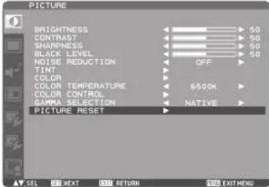 MITSUBISHI L462V-ID3450 - Basic operation of OSD - 9
