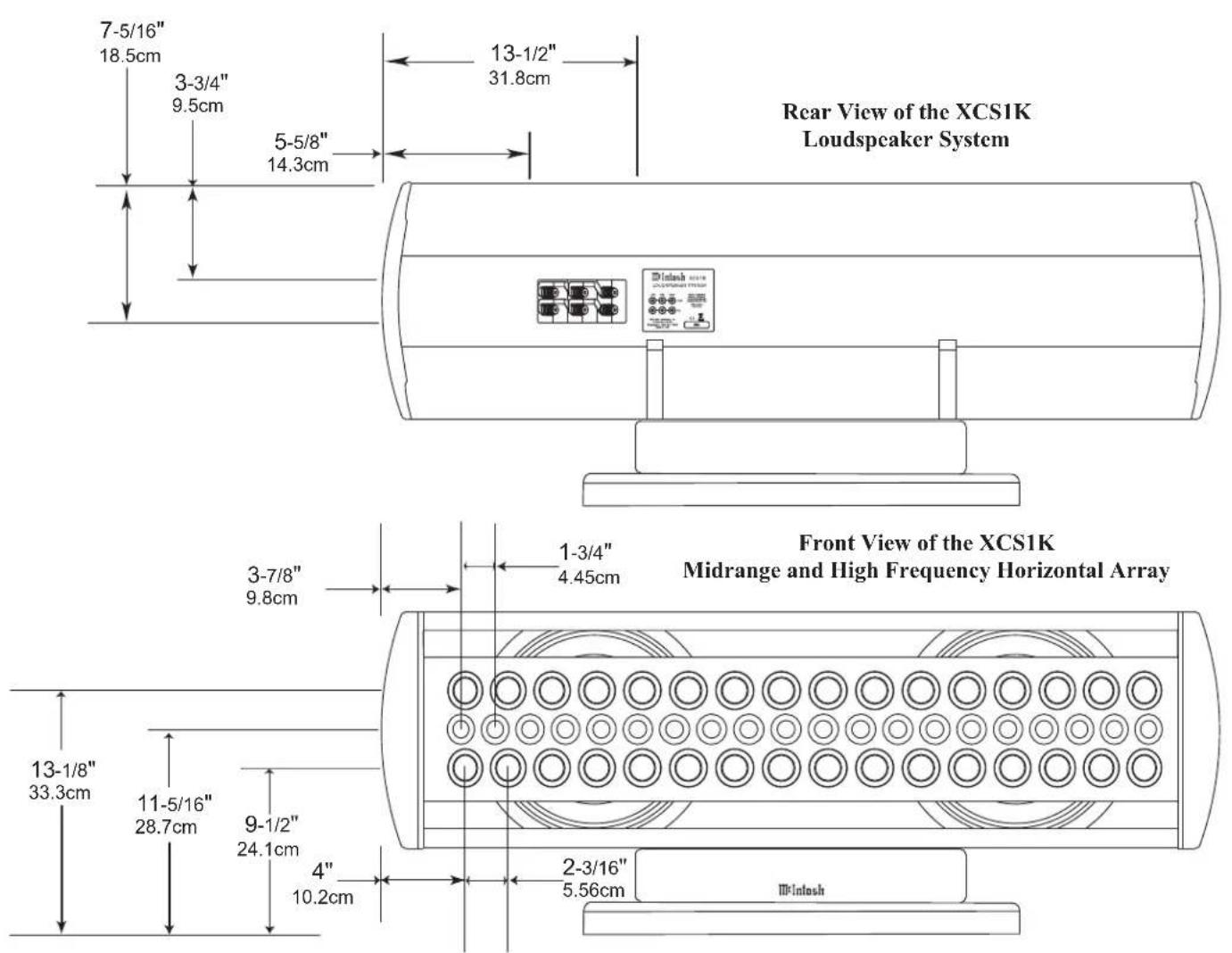 MCINTOSH XCS1K - Dimensions - 3