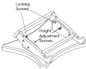MCINTOSH XCS1K - Adjusting the Elevation of the Loudspeaker - 1