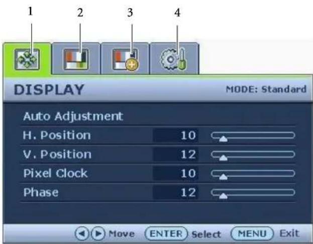 BENQ 9H.L7SLA.TPU - Main menu mode - 1