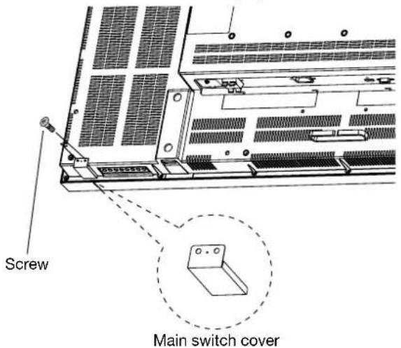 Screw Main switch cover