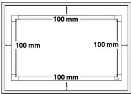 100 mm 100 mm 100 mm 100 mm
