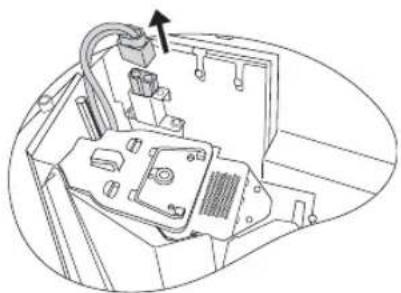 BENQ 9H.J2D77.Q7A - Replacing the lamp - 7