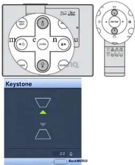 m e n u Keystone BackMENU