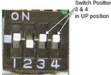 BOSCH MH-302L - Dip Switch Settings - 1