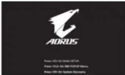 AORUS Press +123 for Green 107/18 Press +123 for SBS POPUP Matrix Press +99 for System Features