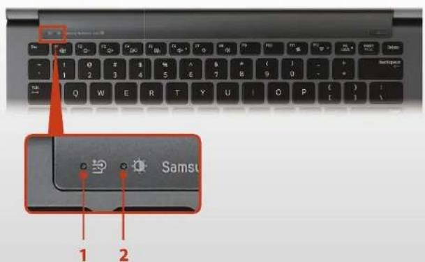 SAMSUNG ATIV NP900X4D-K01HK - Status indicators and sensors (Optional) - 1