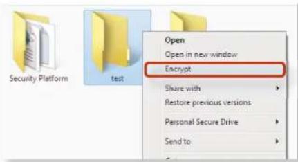 SAMSUNG ATIV NP900X4D-K01HK - Encrypting a file (folder) - 2