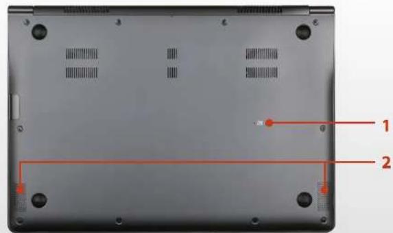 SAMSUNG ATIV NP900X4D-K01HK - Bottom View - 1