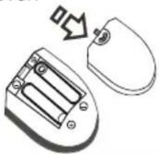 VESTEL 22PF5021B - Installing the Batteries to the Remote - 1