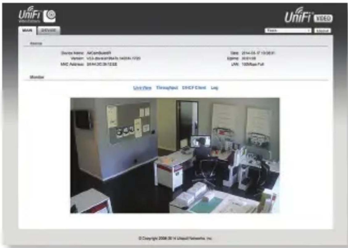 Ubiquiti Networks UVC-DOME-3 - Camera Configuration Interface - 4