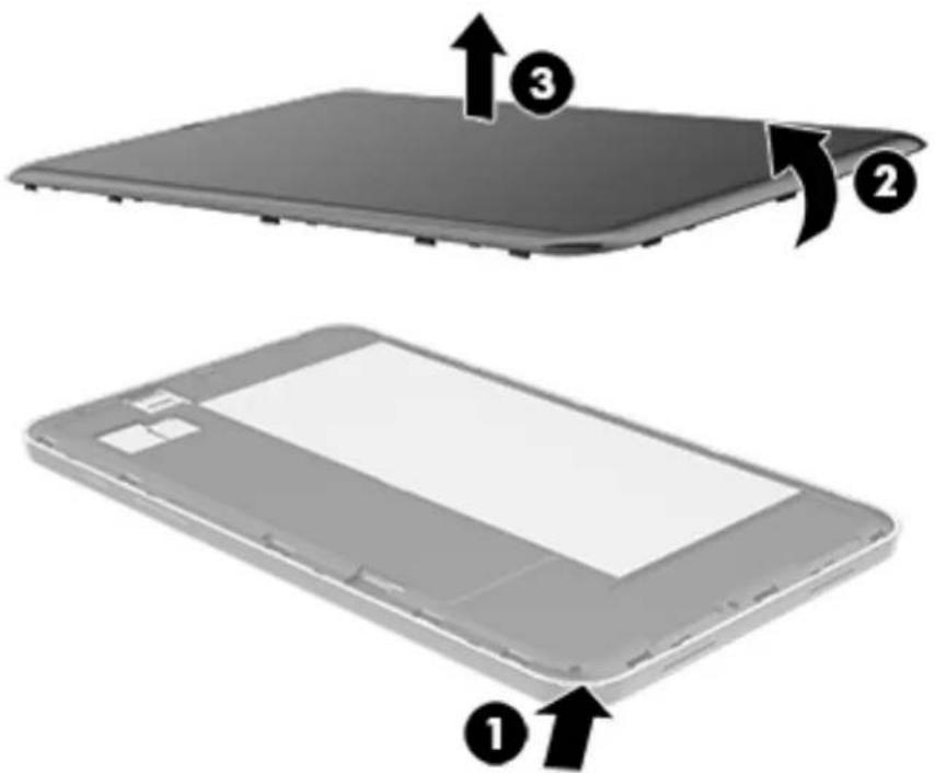 HP Stream 8 5901ca - Back cover - 2