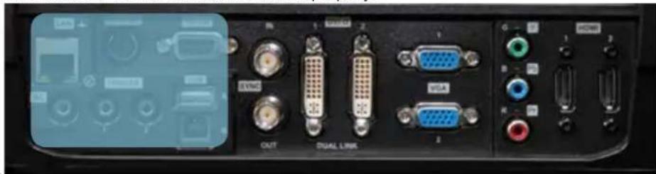 Barco CRWQ-72B - Connecting command and control interfaces - 1