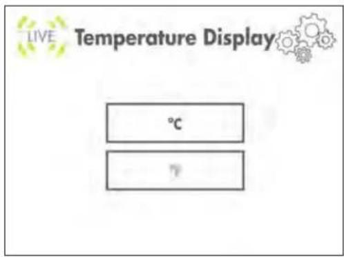 Lorex LW242B - Adjusting the temperature unit of measurement - 2