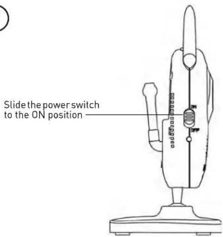 Lorex LW242B - Step 1 of 2: Powering on the camera - 2