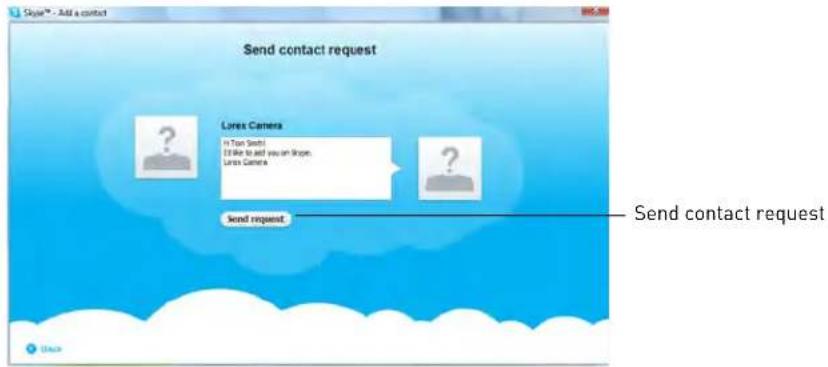 Lorex LW242B - Click Send Request. - 1