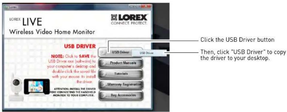Lorex LW242B - To install the camera drivers: - 2