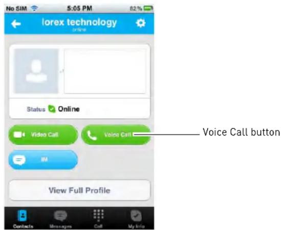 Lorex LW242B - Viewing your camera on iPhone - 1