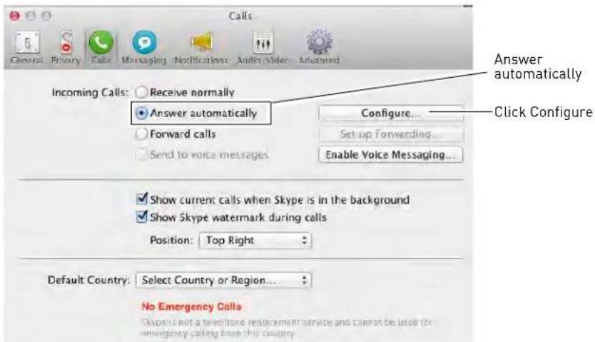 Lorex LW242B - Se lect the Calls tab. - 1