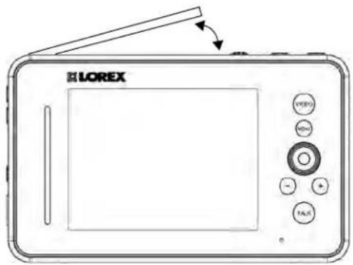 Lorex LW242B - To unlock the monitor antenna: - 2