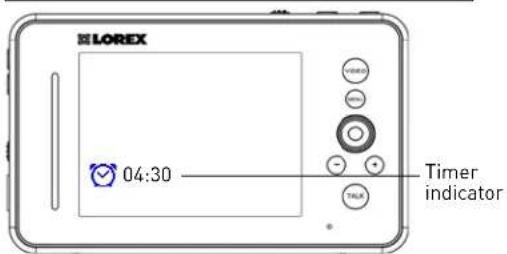 Lorex LW242B - To enable the Timer: - 2