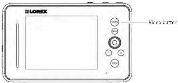 Lorex LW242B - To turn the video monitor screen on/off: - 1