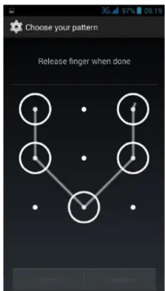 GOCLEVER Quantum 450 Lite - Screen lock types: - 1