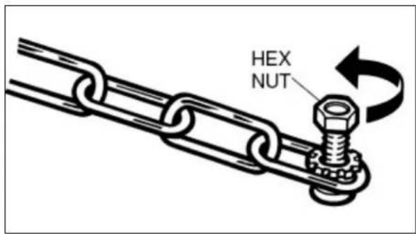 BAUMATIC BCE520BL - Securing the safety chains - 1