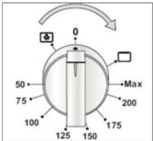 BAUMATIC BCD925BDY - Thermostat control knob (secondary oven) - 1