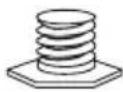 Supermicro SuperChassis 933E1-R760B - A-6 Chassis Screws - 15