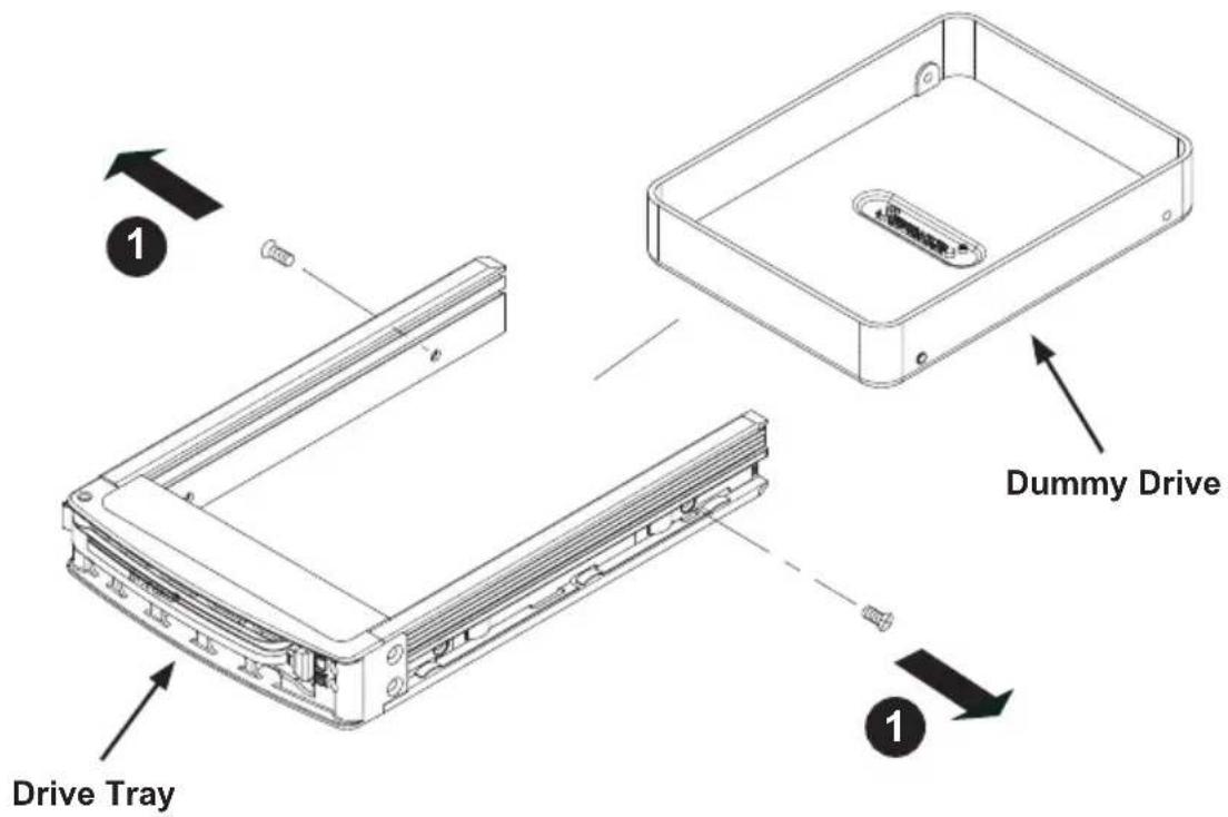 1 e Drive Tray Dummy Drive 1