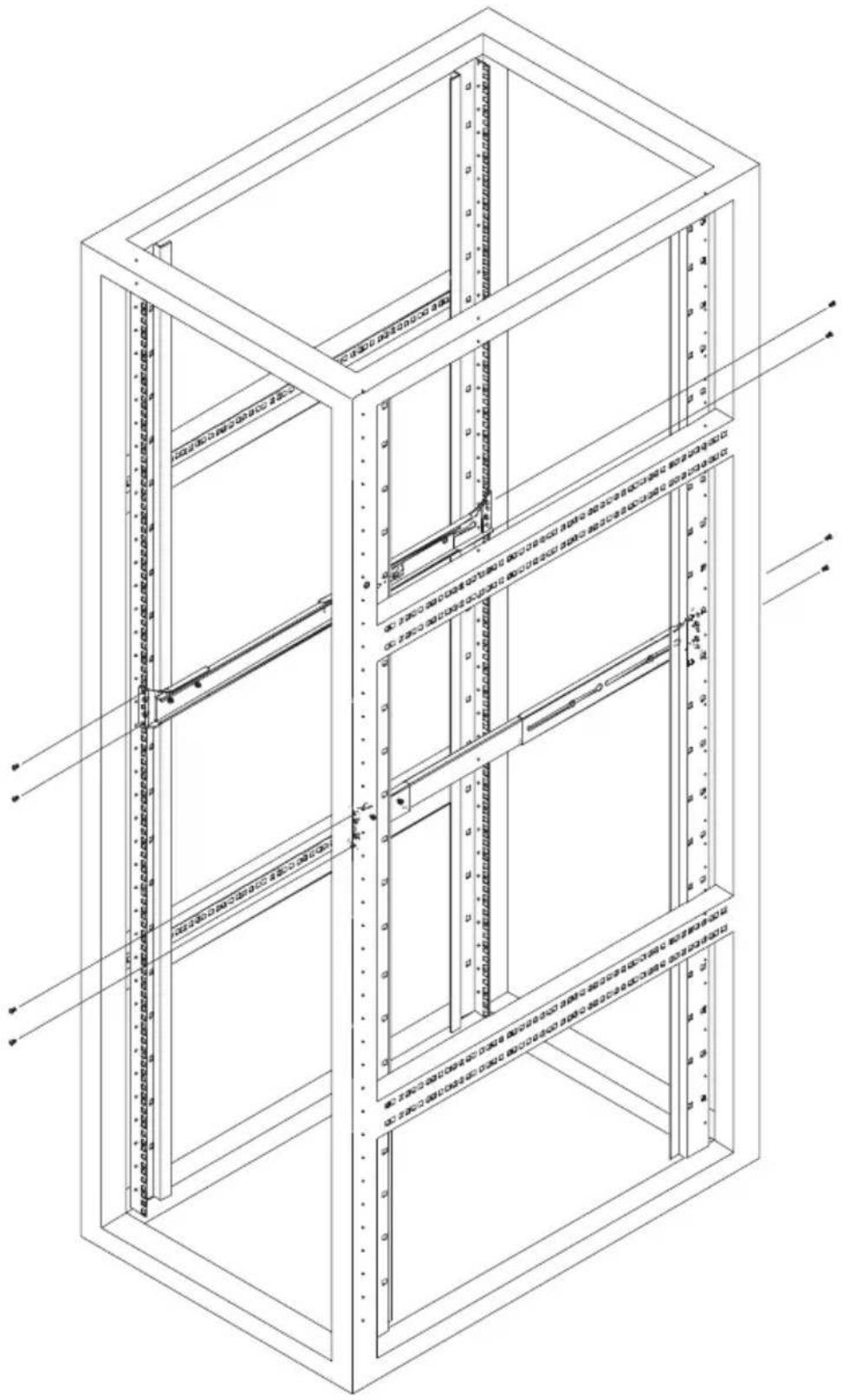 Supermicro SuperChassis 932S2-R760 - Installing the Outer Rails to the Rack - 1