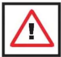 Warning sign with red triangle and exclamation mark, commonly used to indicate a hazard or alert event.