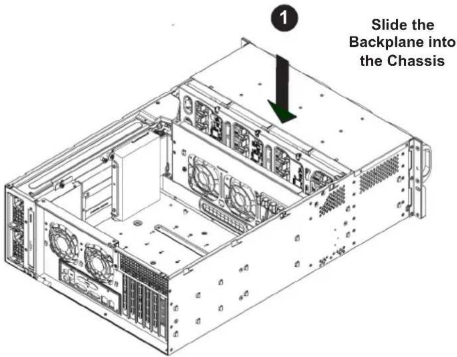 Slide the Backplane into the Chassis