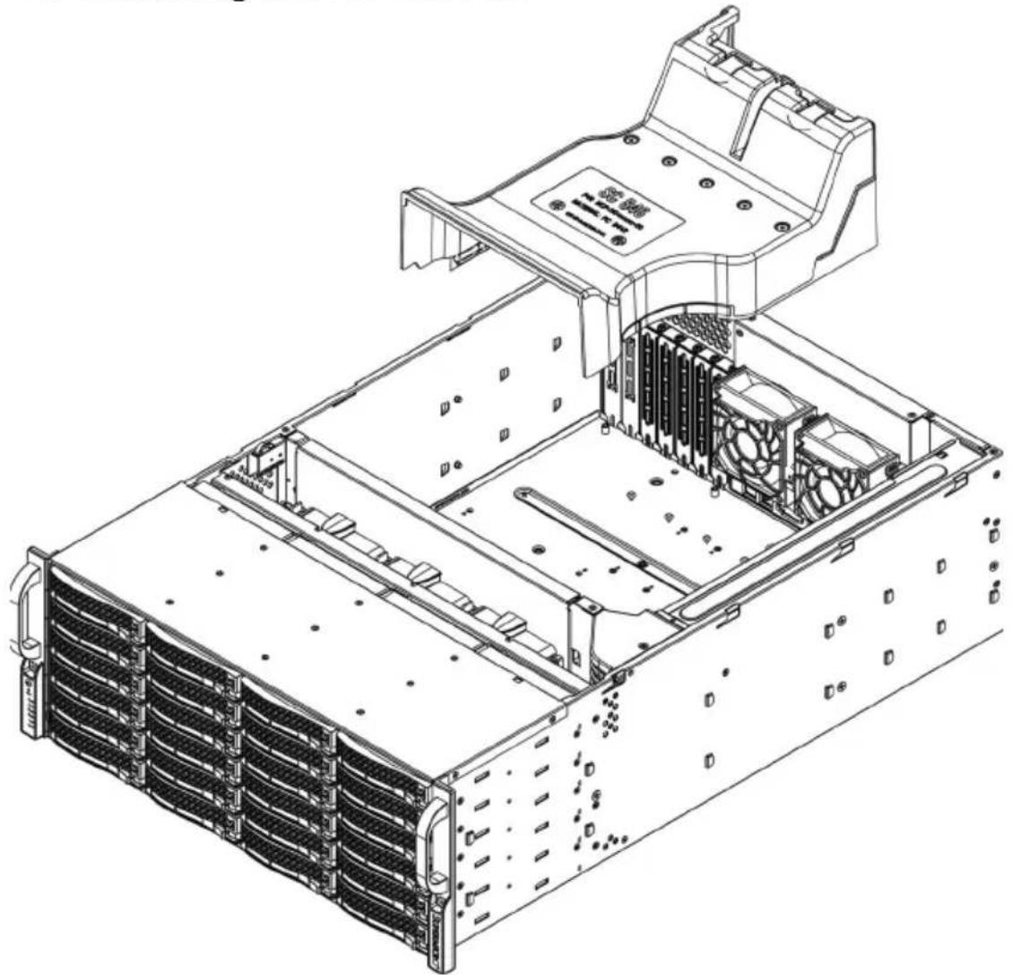Supermicro SuperChassis 846E2-R900B - 4-5 Installing the Air Shroud - 1