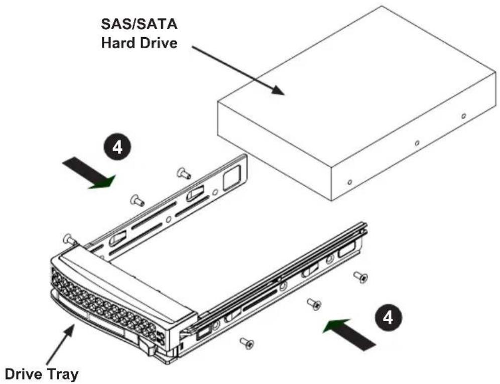 SAS/SATA Hard Drive Drive Tray
