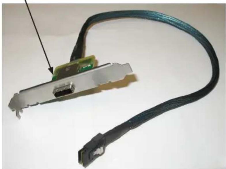 Supermicro SuperChassis 846E2-R900B - Single HBA Configuration Cables - 1