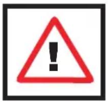 Warning sign with red triangle and exclamation mark, commonly used to indicate a hazard or alert event.