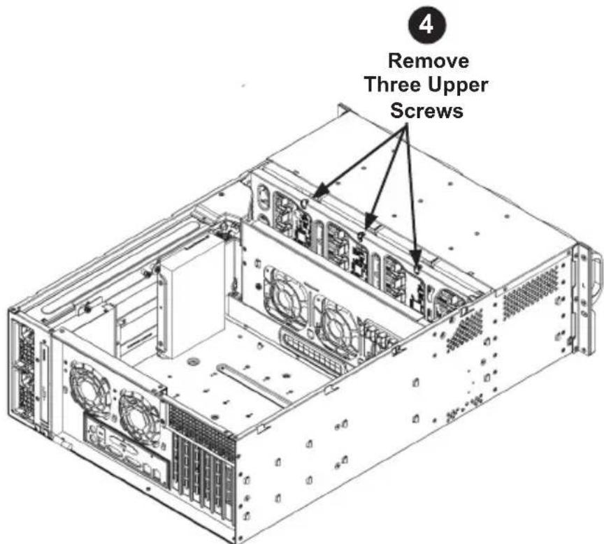 4 Remove Three Upper Screws