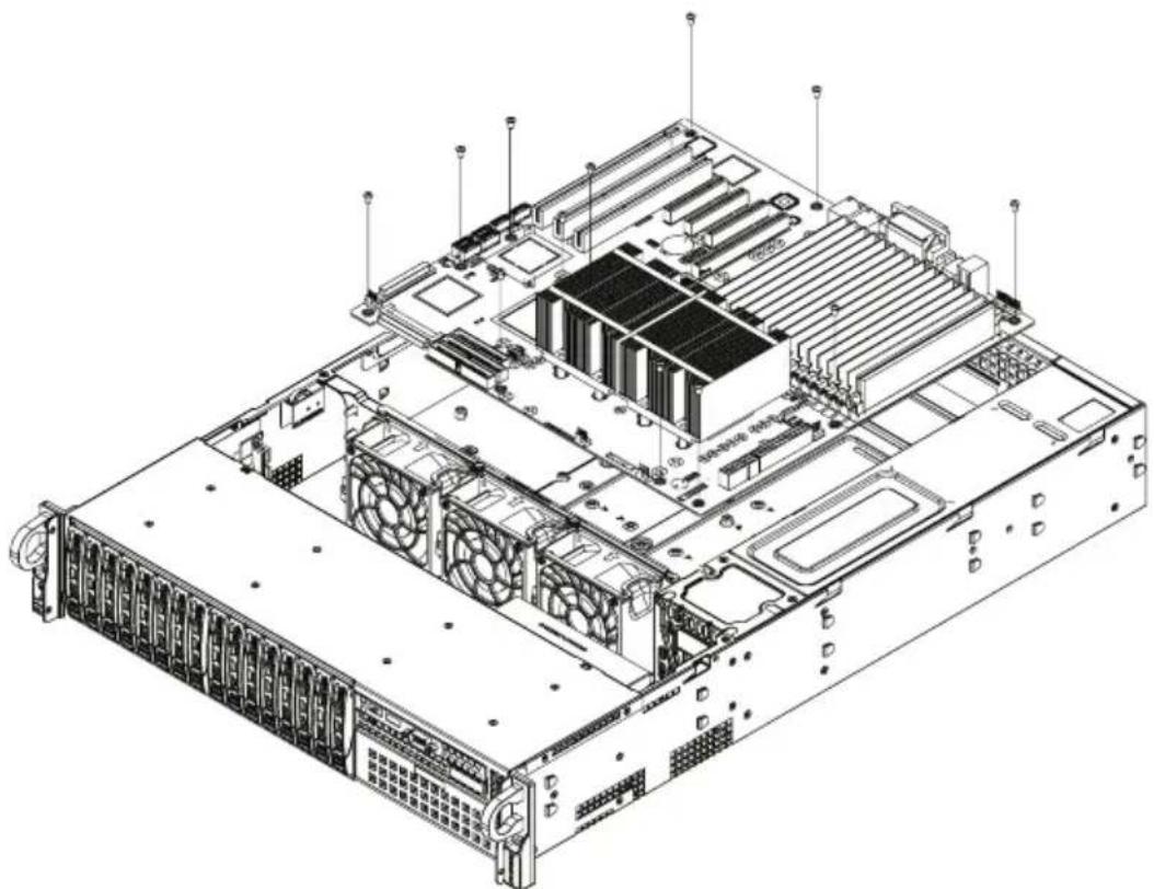 Supermicro SuperChassis 213A-R900UB - Installing the Motherboard - 1