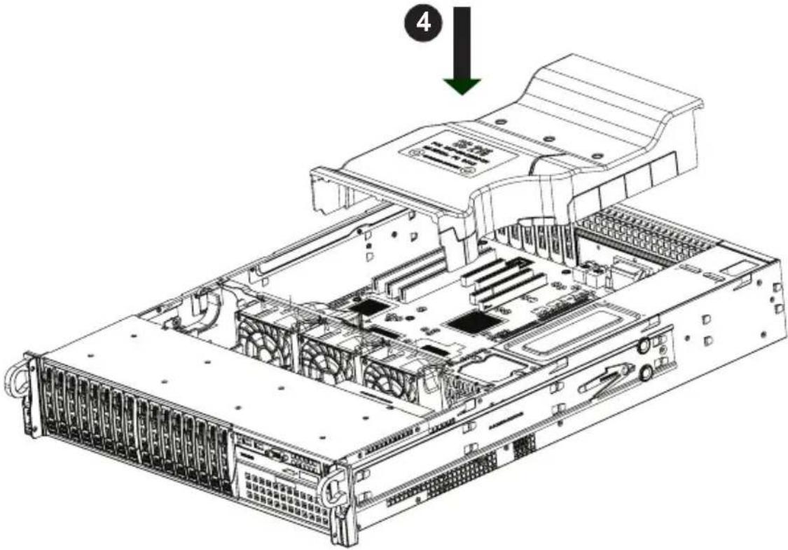 Supermicro SuperChassis 213A-R900UB - 4-9 Installing the Air Shroud - 1