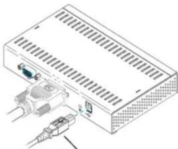 MATROX VS-RPTR-0F - Connect the Power/USB cable - 1